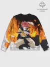 Мужской свитшот базовый / Fairy Tail воинственный Нацу