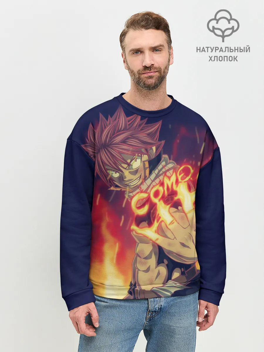 Мужской свитшот базовый / Fairy Tail Como oi
