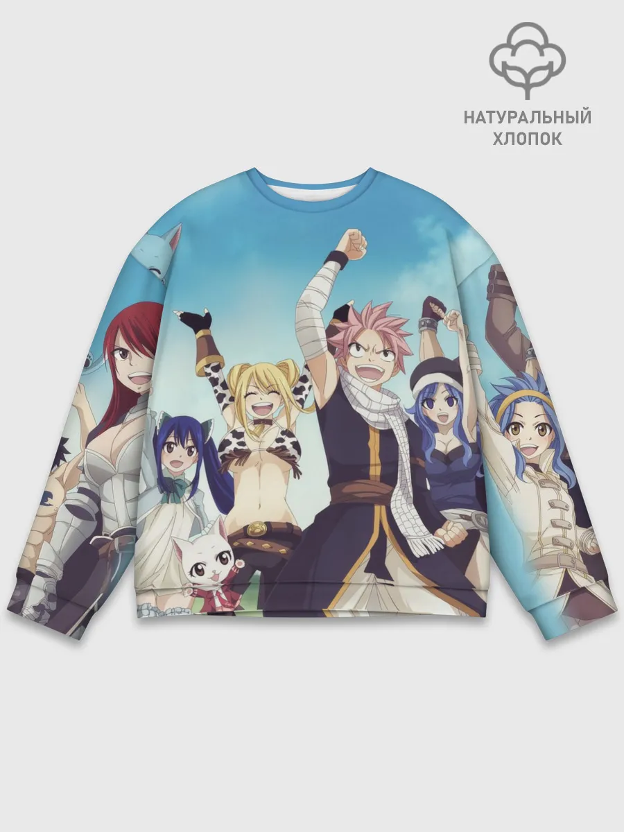 Мужской свитшот базовый / Все песонажи Хвост Феи