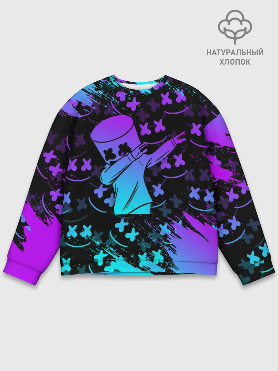 Мужской свитшот базовый / FORTNITE x MARSHMELLO