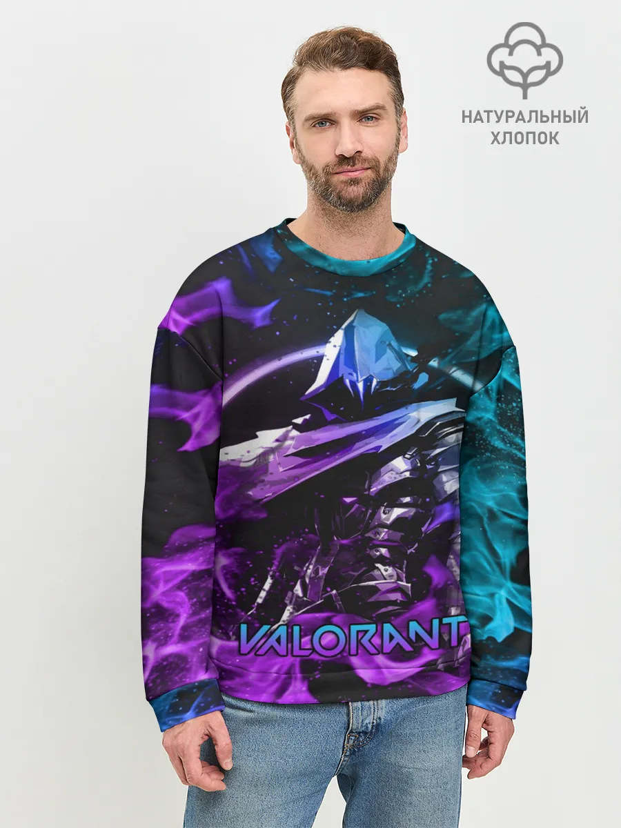 Мужской свитшот базовый / VALORANT OMEN