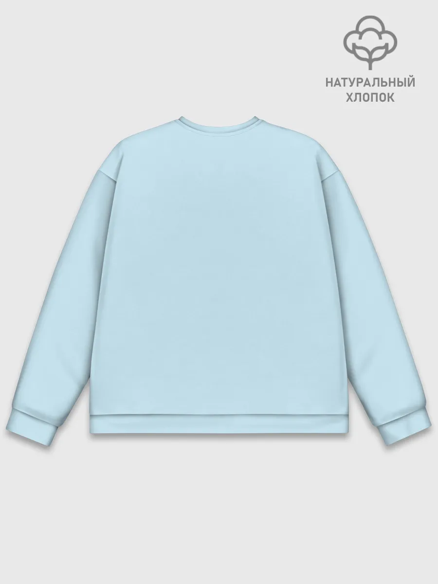 Мужской свитшот базовый / Боевой континент