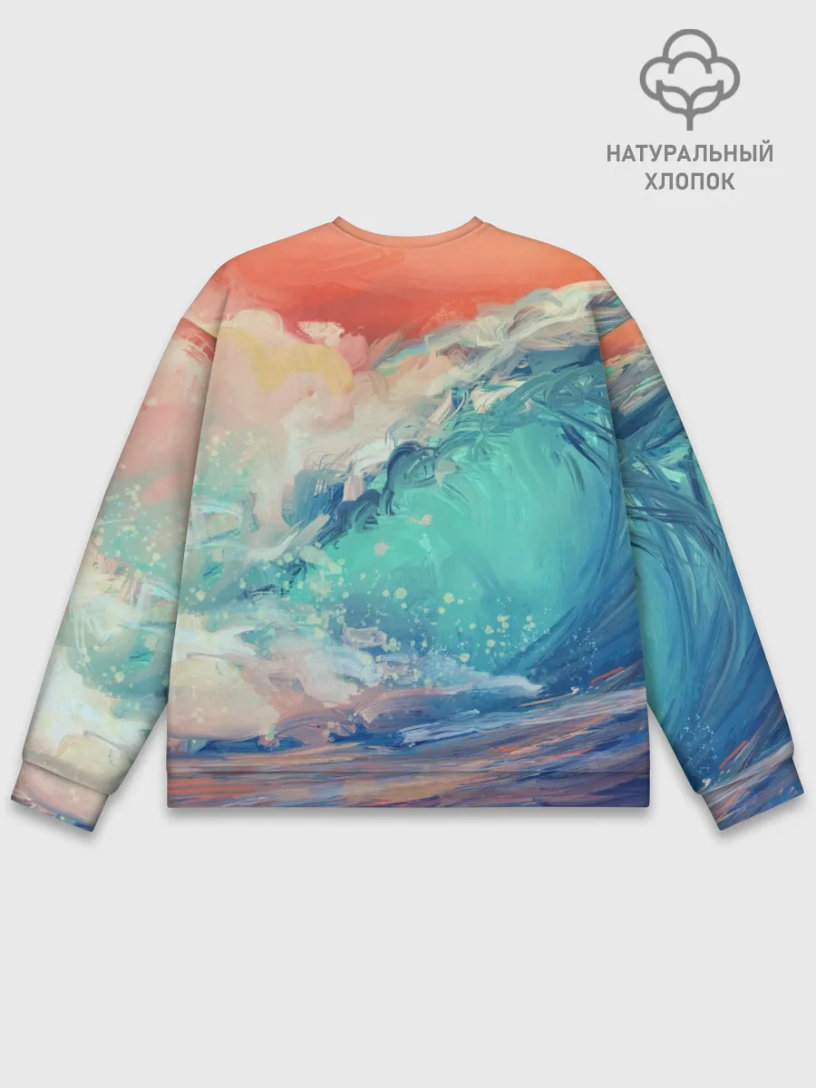 Мужской свитшот базовый / Клёвая Рыбалка