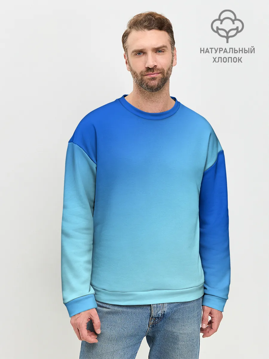 Мужской свитшот базовый / blue