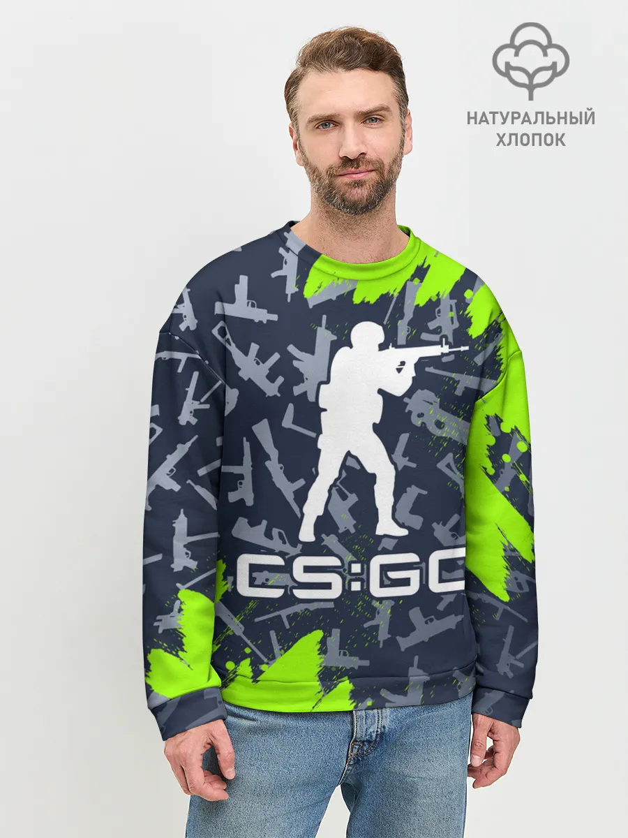 Мужской свитшот базовый / CS GO | КС ГО