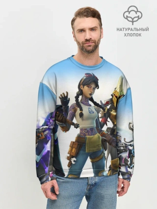 Мужской свитшот базовый / ФОРТНАЙТ 3 СЕЗОН