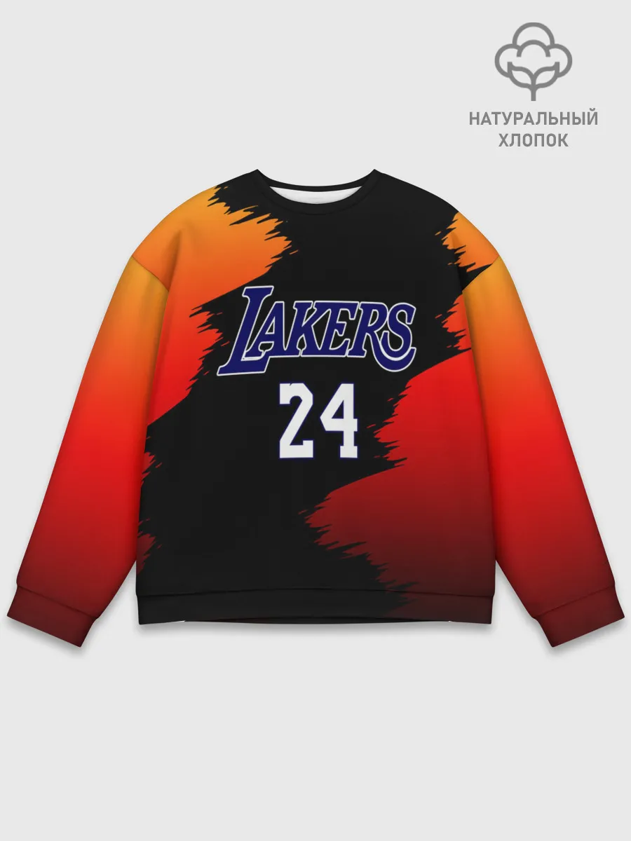 Мужской свитшот базовый / Los Angeles Lakers / Kobe Brya