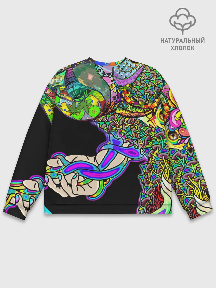Мужской свитшот базовый / ПСИХОДЕЛИКА NEW