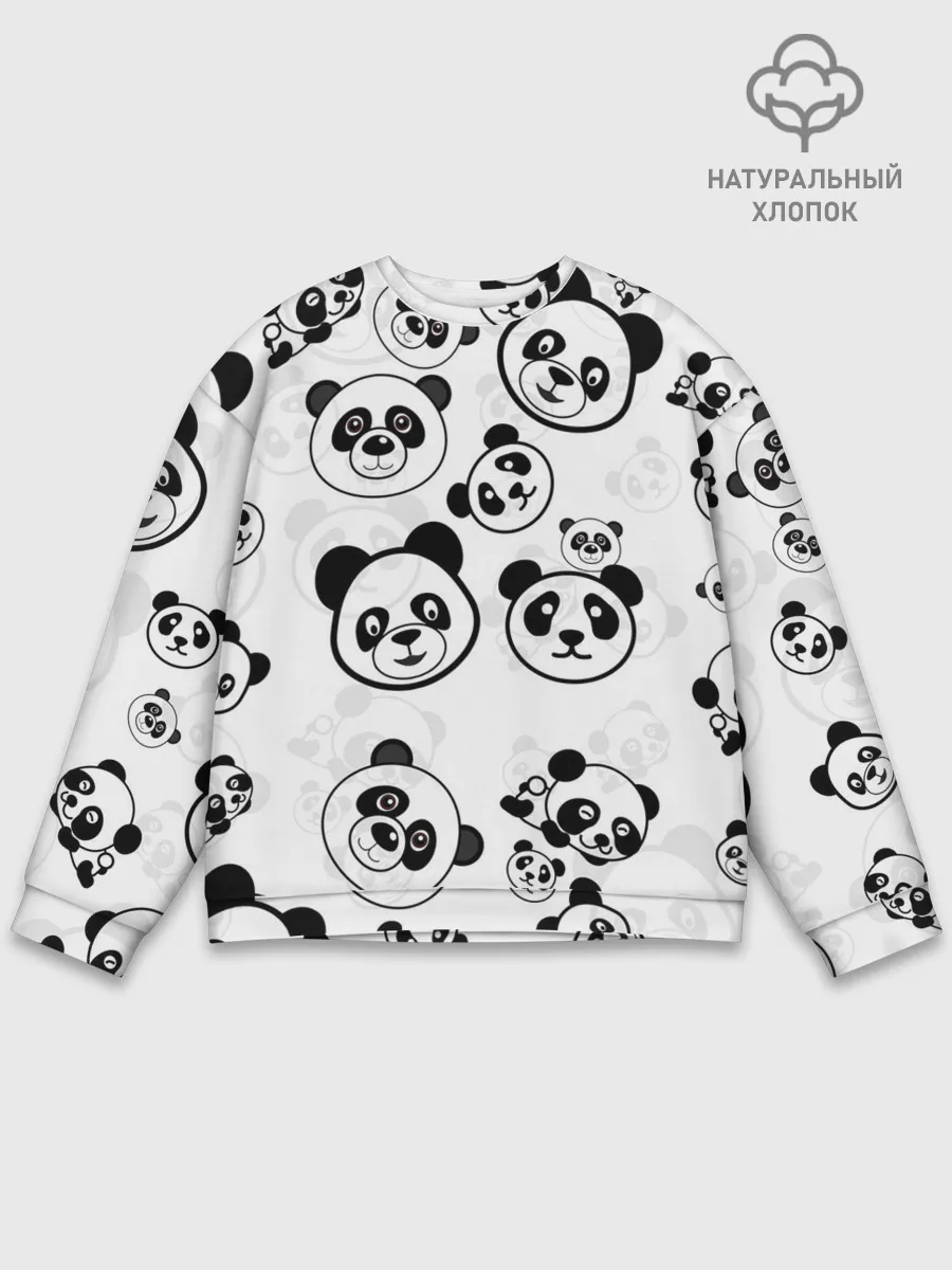 Мужской свитшот базовый / Панды