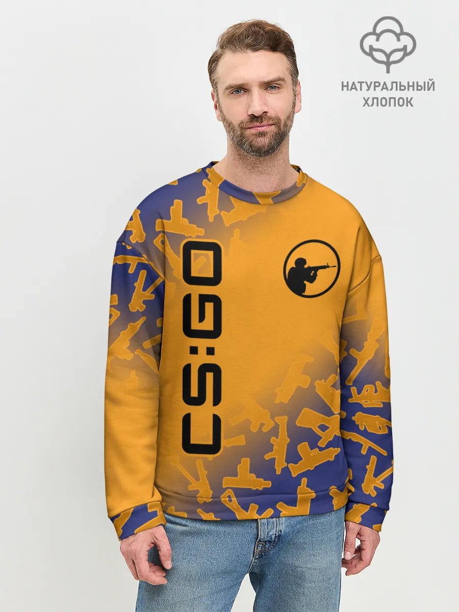 Мужской свитшот базовый / CS GO | КС ГО