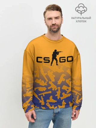 Мужской свитшот базовый / CS GO | КС ГО