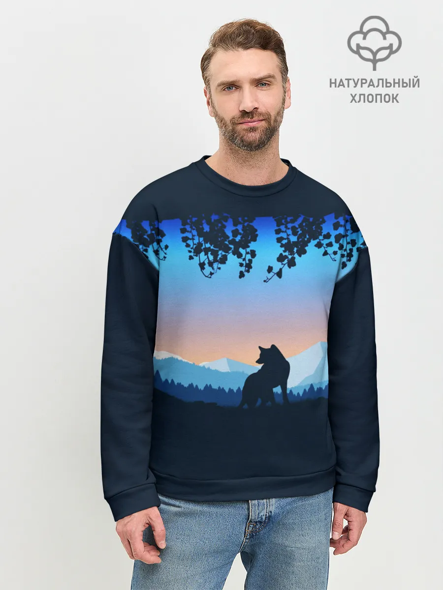 Мужской свитшот базовый / WOLF