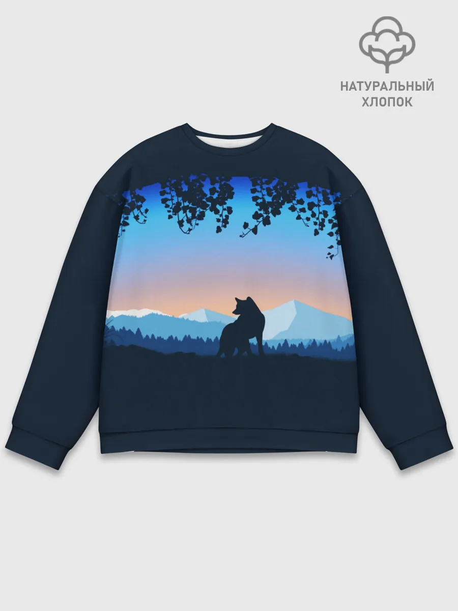 Мужской свитшот базовый / WOLF