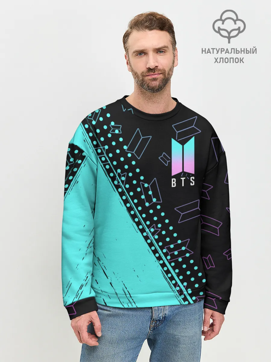 Мужской свитшот базовый / BTS / БТС