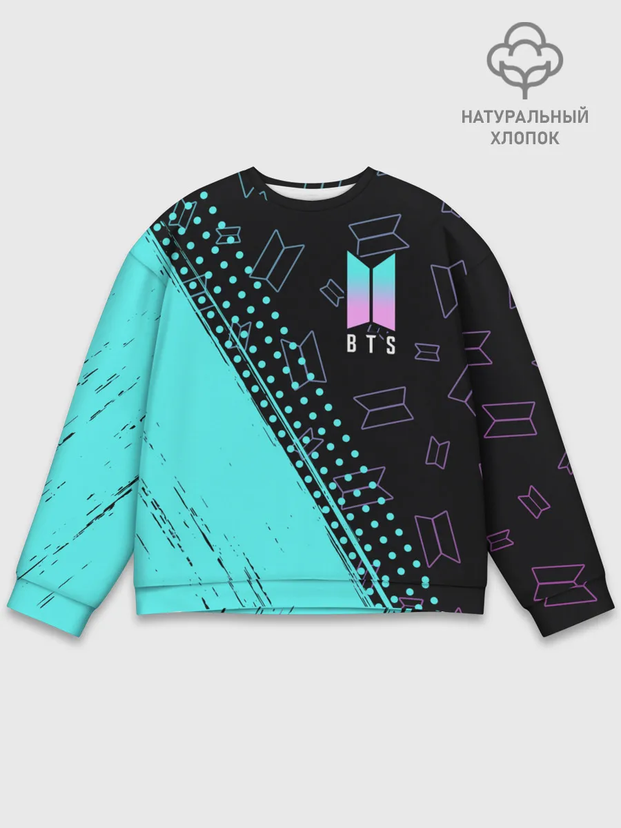 Мужской свитшот базовый / BTS / БТС