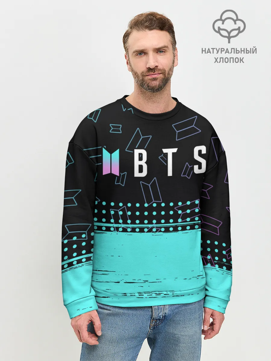 Мужской свитшот базовый / BTS / БТС
