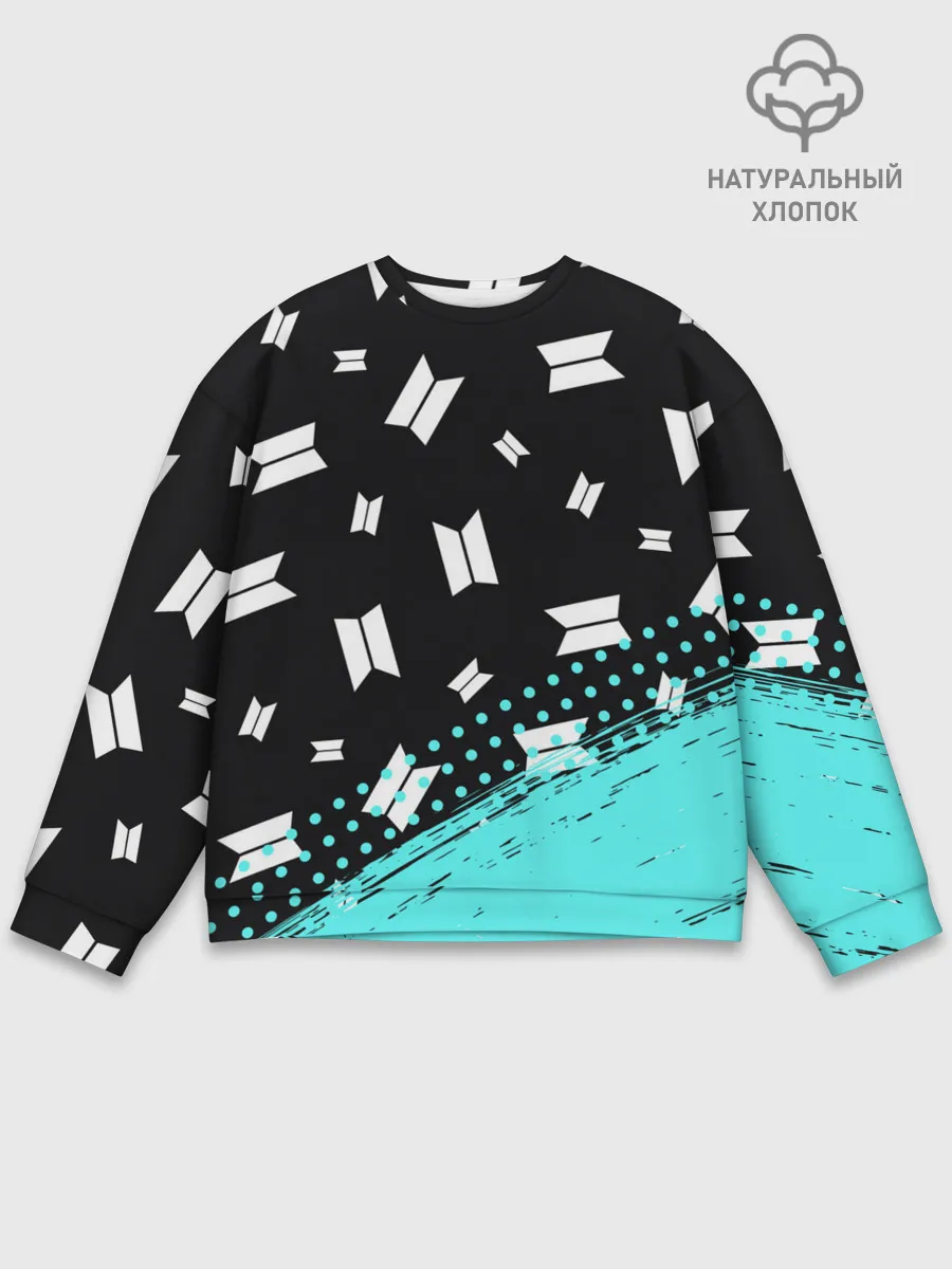 Мужской свитшот базовый / BTS / БТС