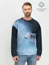 Мужской свитшот базовый / ВОЛК ЗИМА