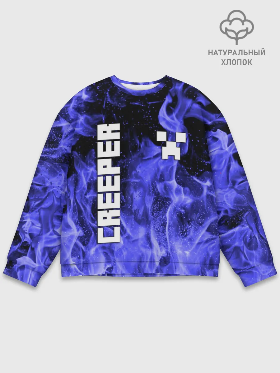 Мужской свитшот базовый / MINECRAFT CREEPER