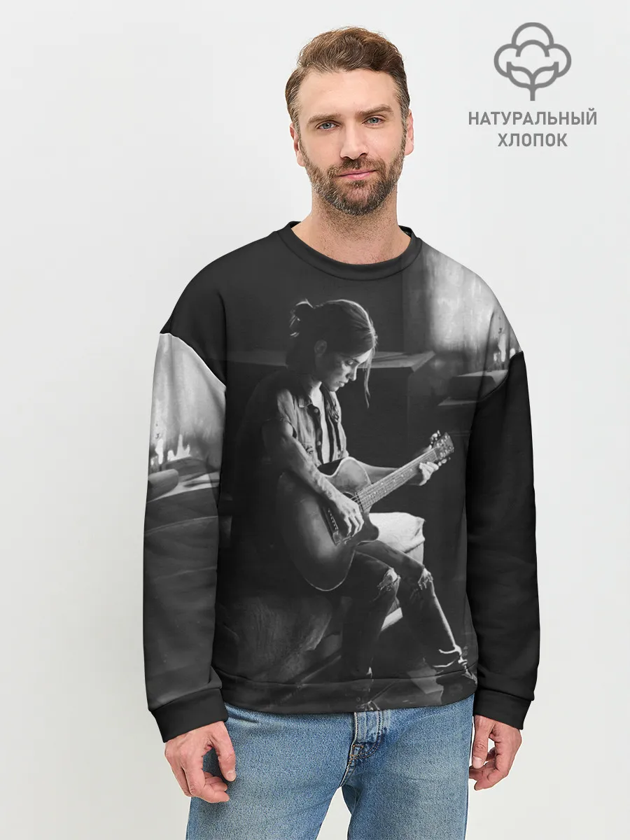 Мужской свитшот базовый / THE LAST OF US PART 2 ЭЛЛИ