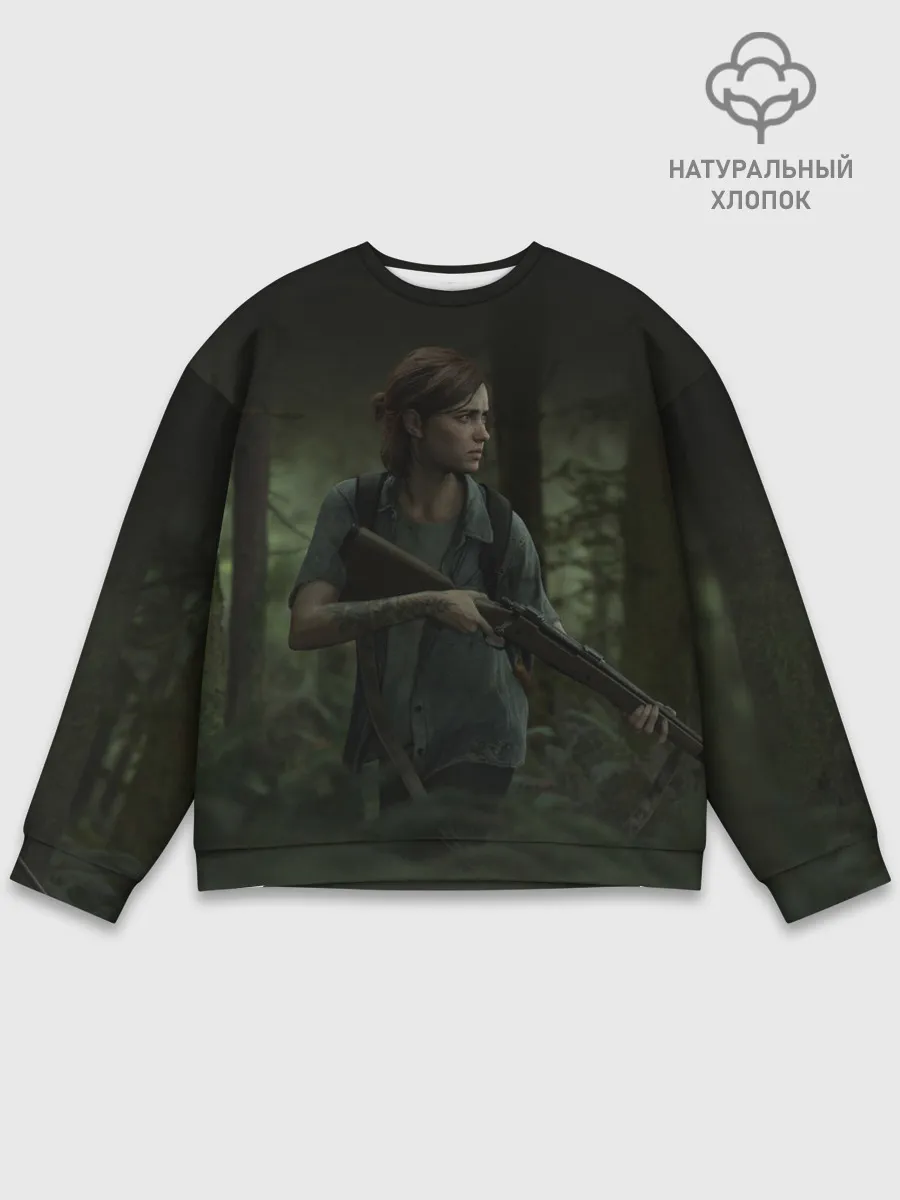 Мужской свитшот базовый / THE LAST OF US 2 ЭЛЛИ