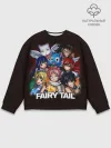 Мужской свитшот базовый / Fairy Tail logo and heroes