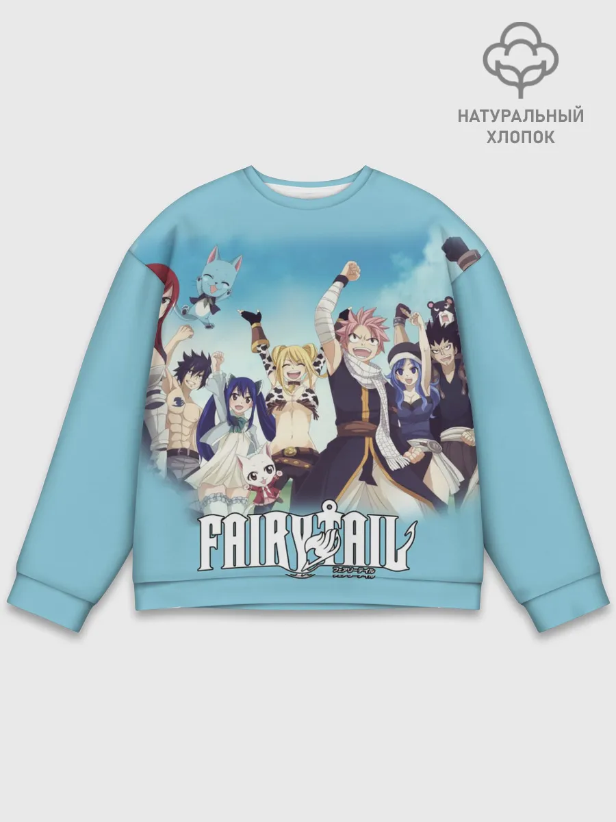 Мужской свитшот базовый / Fairy Tail Heroes