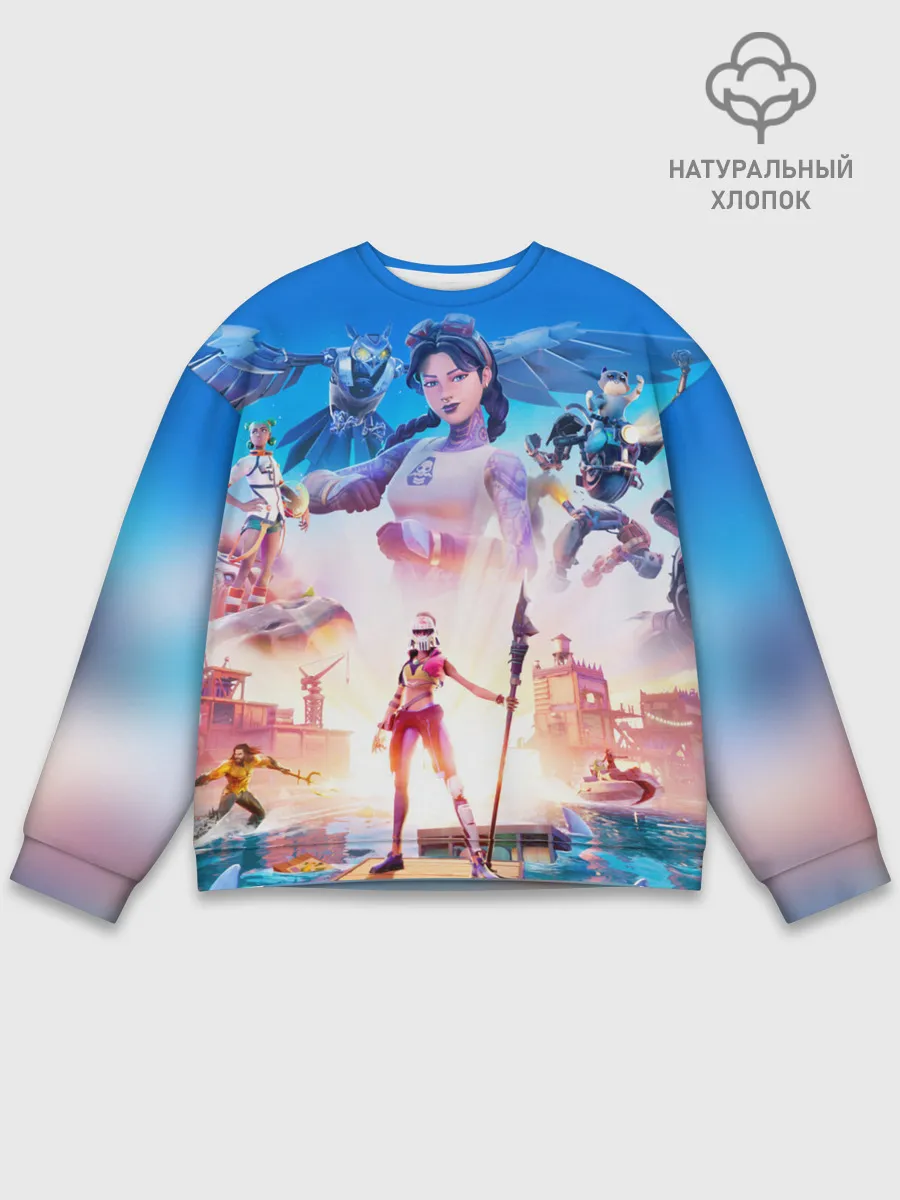 Мужской свитшот базовый / ФОРТНАЙТ 3 СЕЗОН