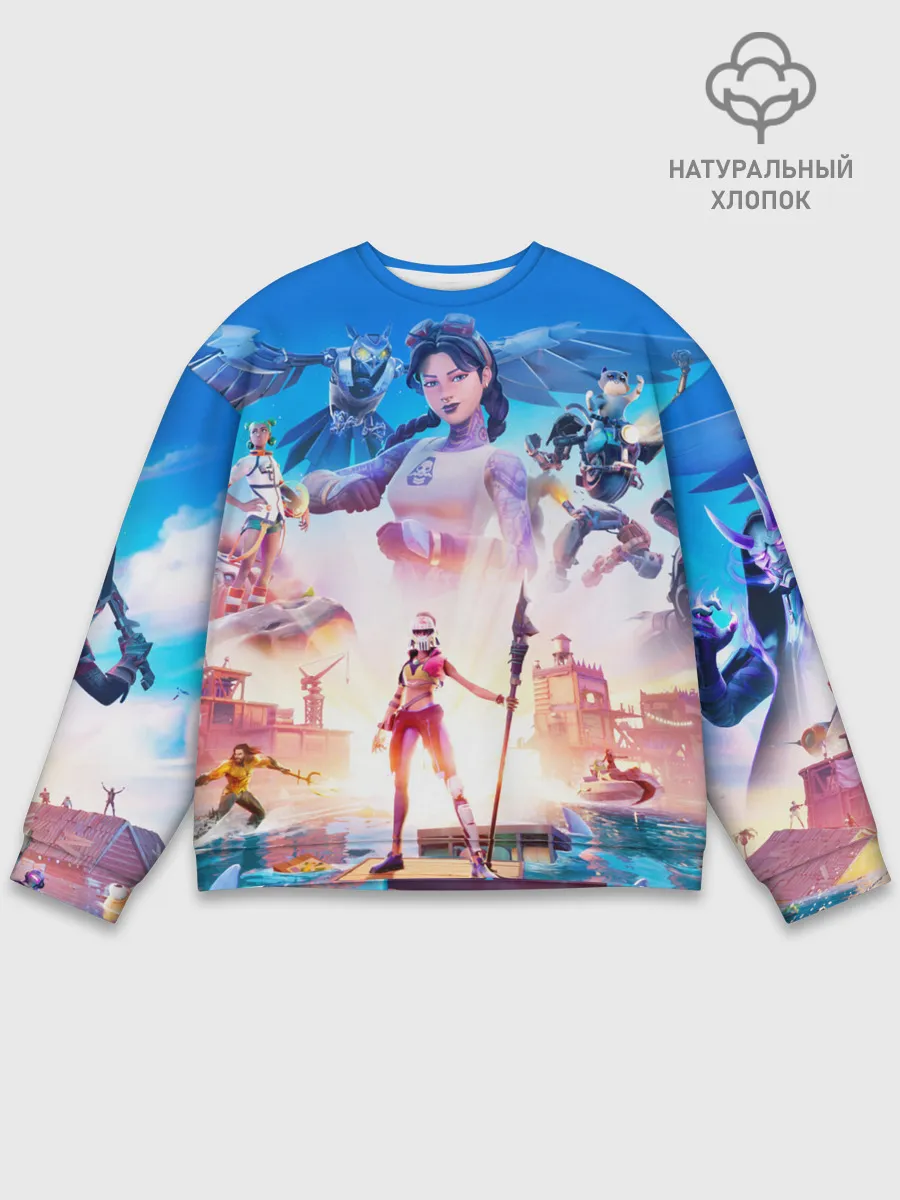Мужской свитшот базовый / FORTNITE 3 СЕЗОН