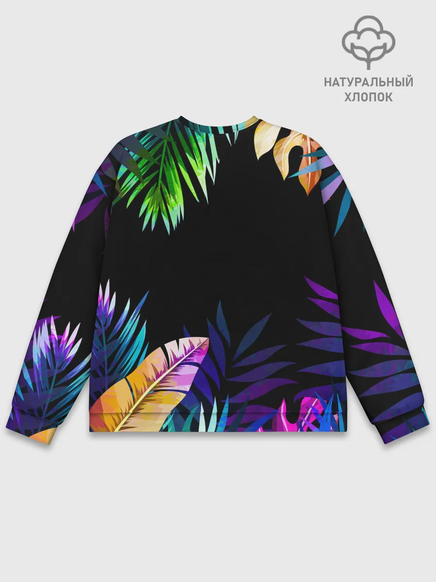 Мужской свитшот базовый / Тропическая Ночь