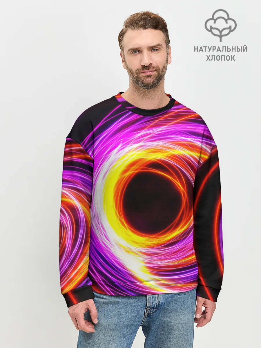 Мужской свитшот базовый / ИСКРЫ