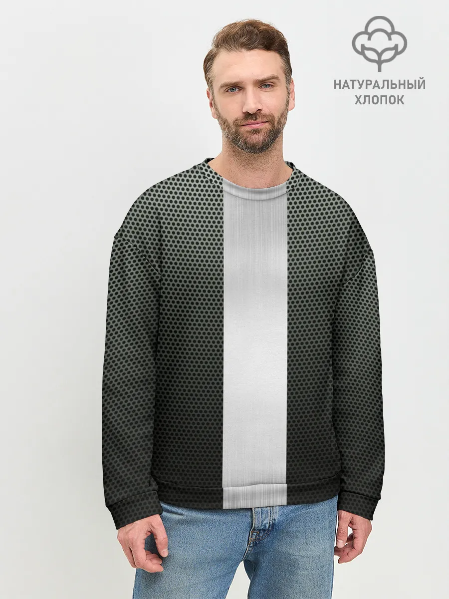 Мужской свитшот базовый / Карбоновый занавес