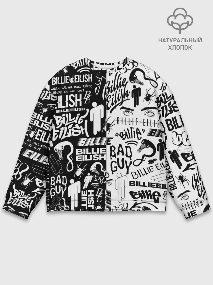 Мужской свитшот базовый / BILLIE EILISH | БИЛЛИ АЙЛИШ