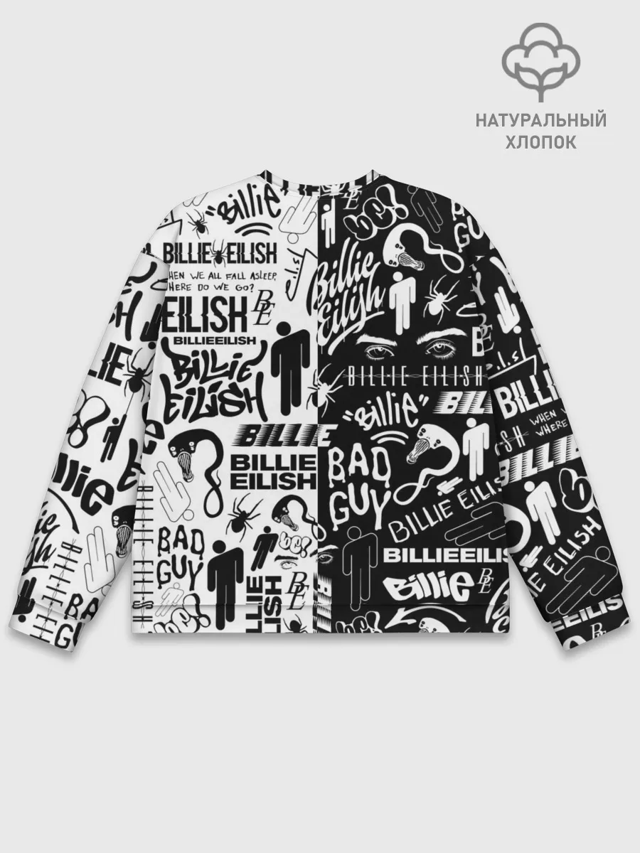 Мужской свитшот базовый / BILLIE EILISH | БИЛЛИ АЙЛИШ