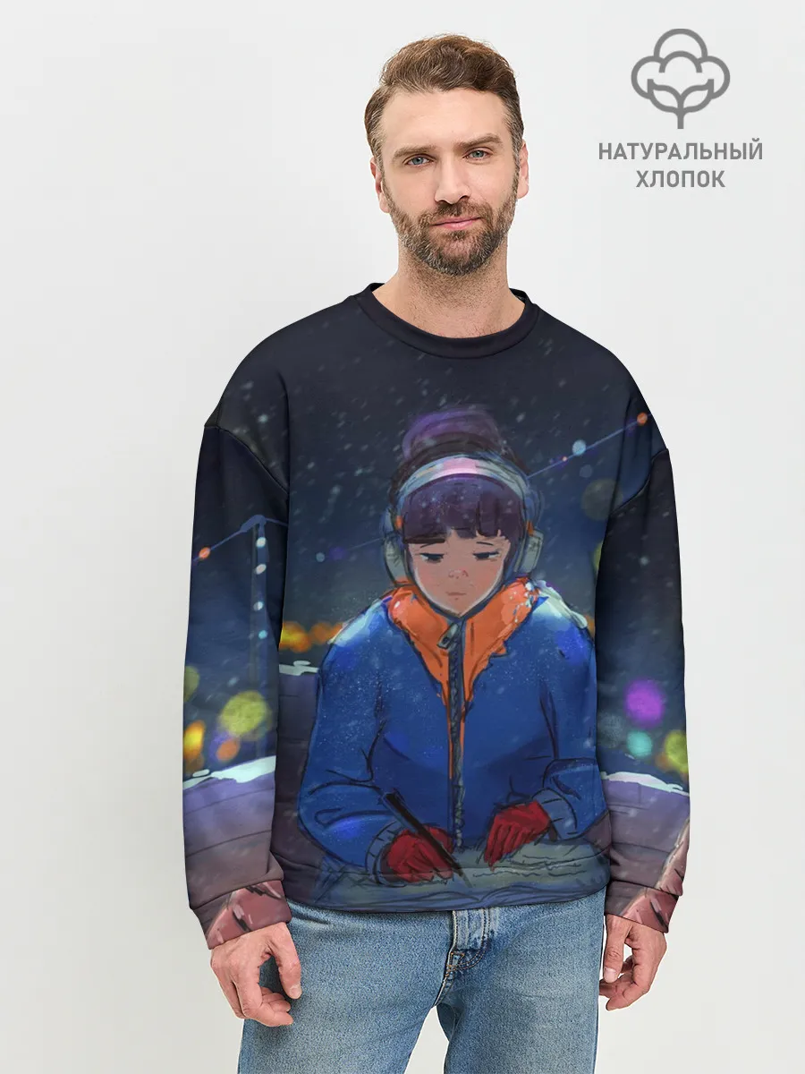 Мужской свитшот базовый / Зима