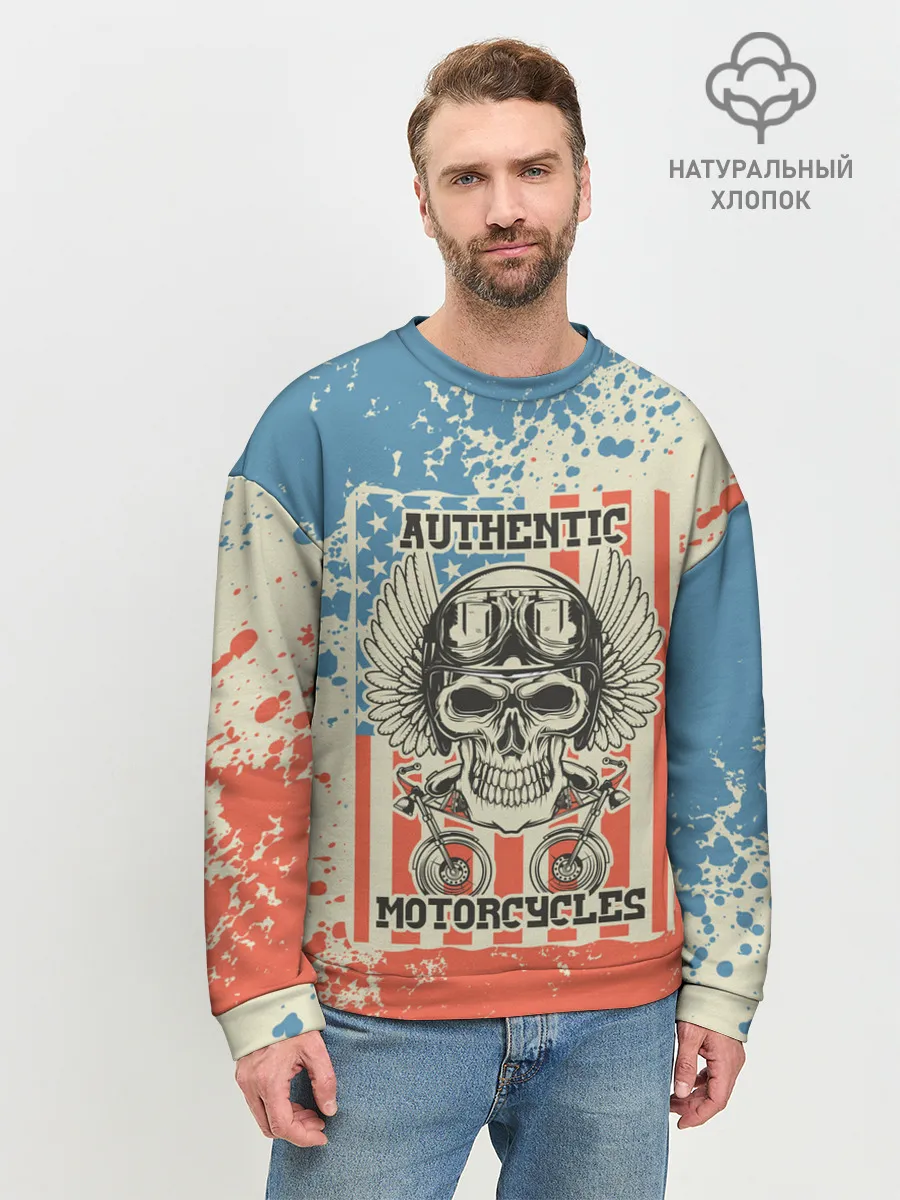 Мужской свитшот базовый / Authentic Motorcycle