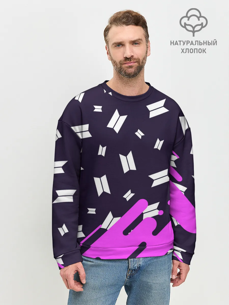 Мужской свитшот базовый / BTS / БТС