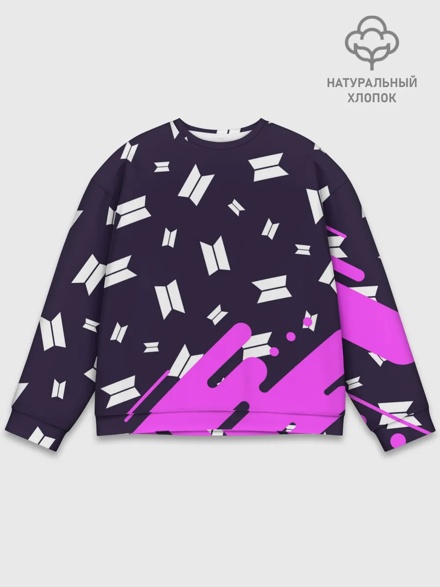 Мужской свитшот базовый / BTS / БТС