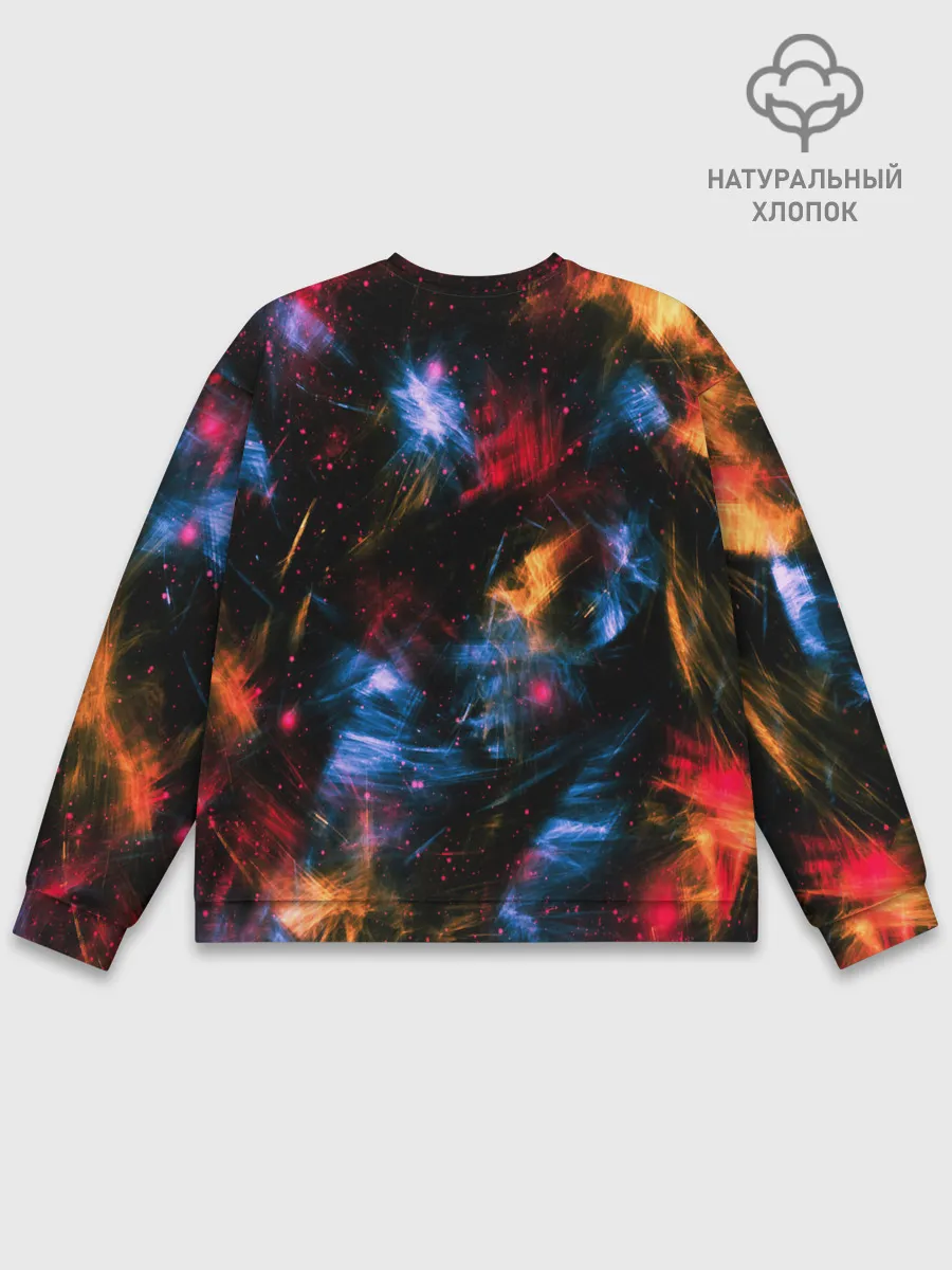 Мужской свитшот базовый / КОСМИЧЕСКИЕ ВОЛНЫ