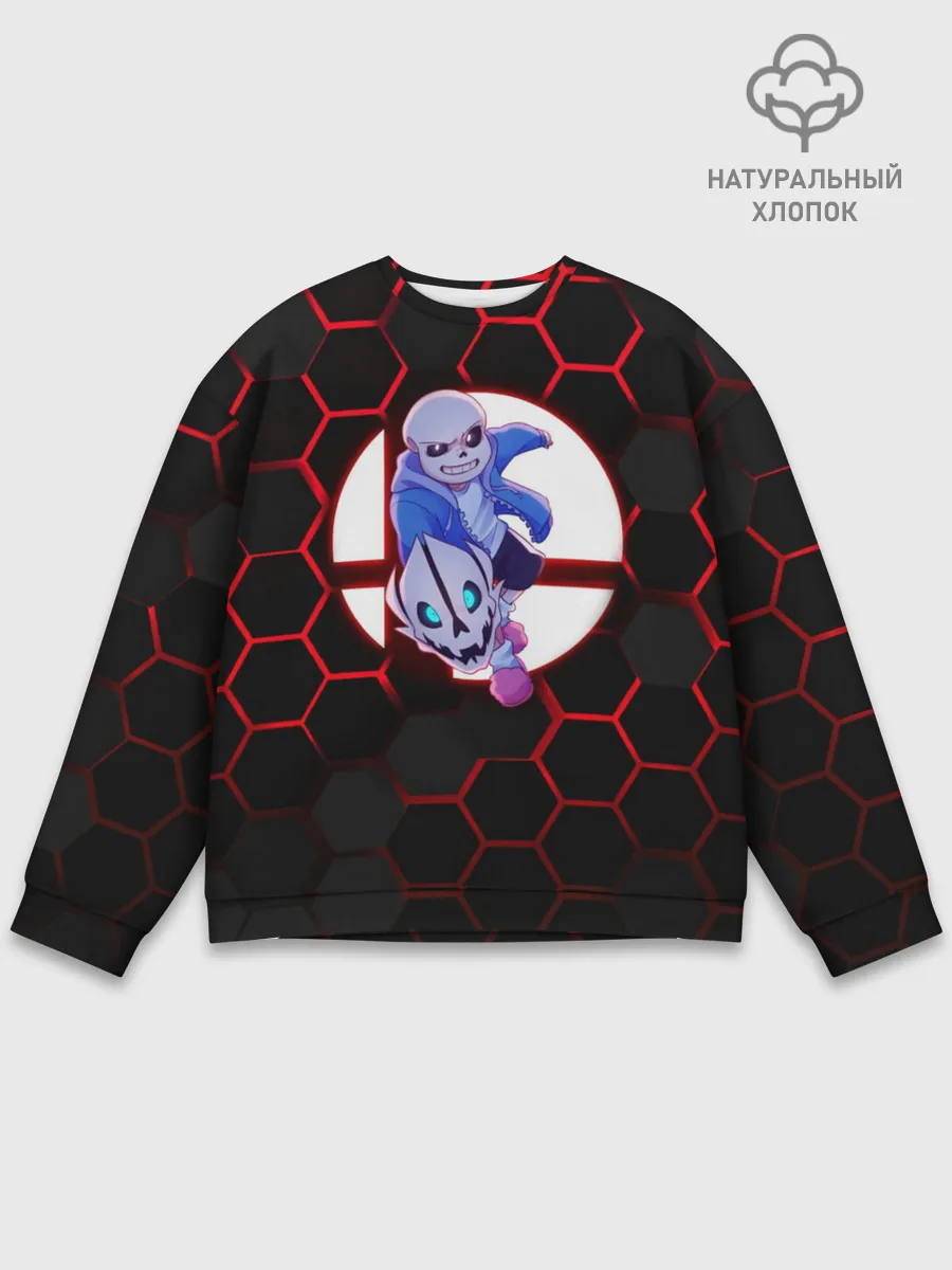 Мужской свитшот базовый / Sans | Hexagon