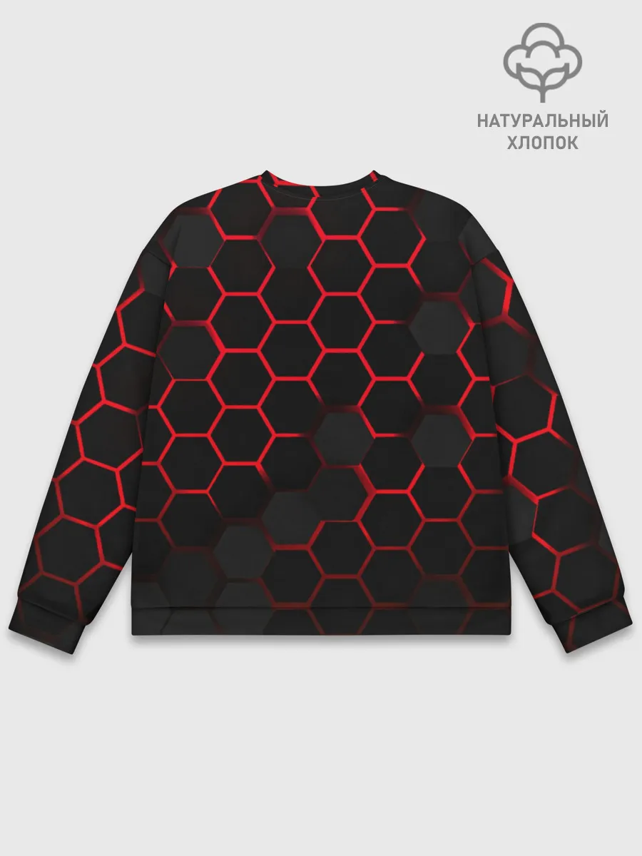 Мужской свитшот базовый / Sans | Hexagon