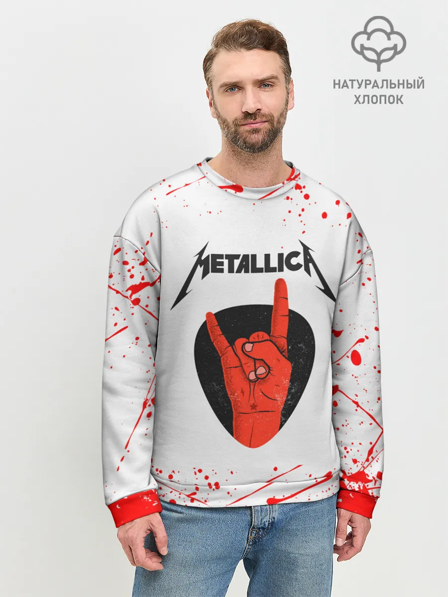 Мужской свитшот базовый / METALLICA