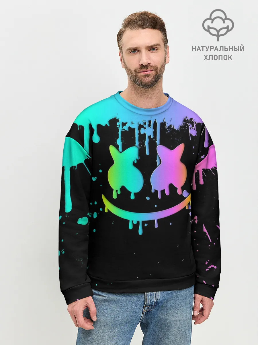 Мужской свитшот базовый / MARSHMELLO