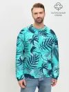 Мужской свитшот базовый / ТРОПИЧЕСКИЕ ПАЛЬМЫ.