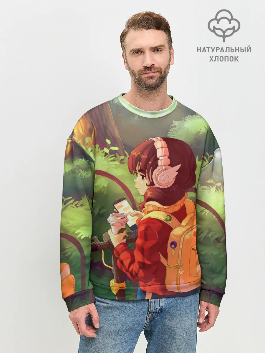 Мужской свитшот базовый / STUDY GIRL