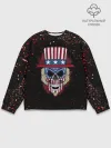 Мужской свитшот базовый / Американский череп | American Skull