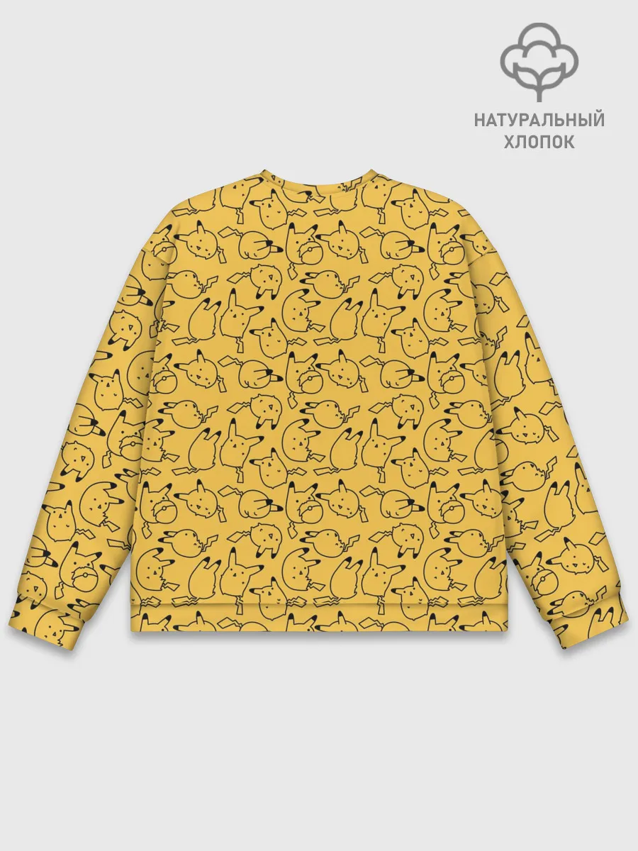 Мужской свитшот базовый / Покемон Пикачу