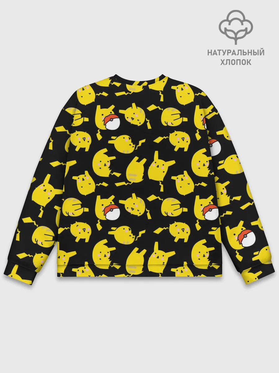 Мужской свитшот базовый / Пикачу