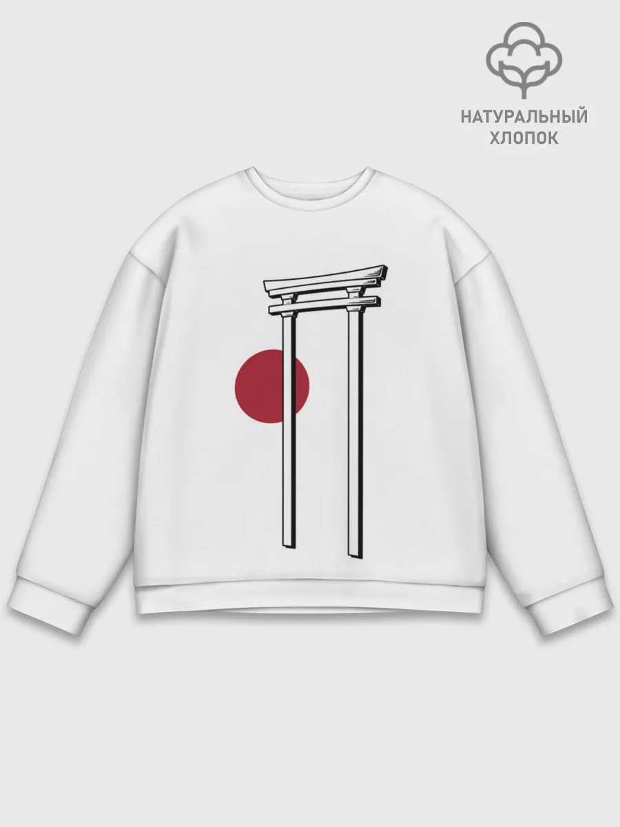 Мужской свитшот базовый / Япония Тории | Torii in Japan