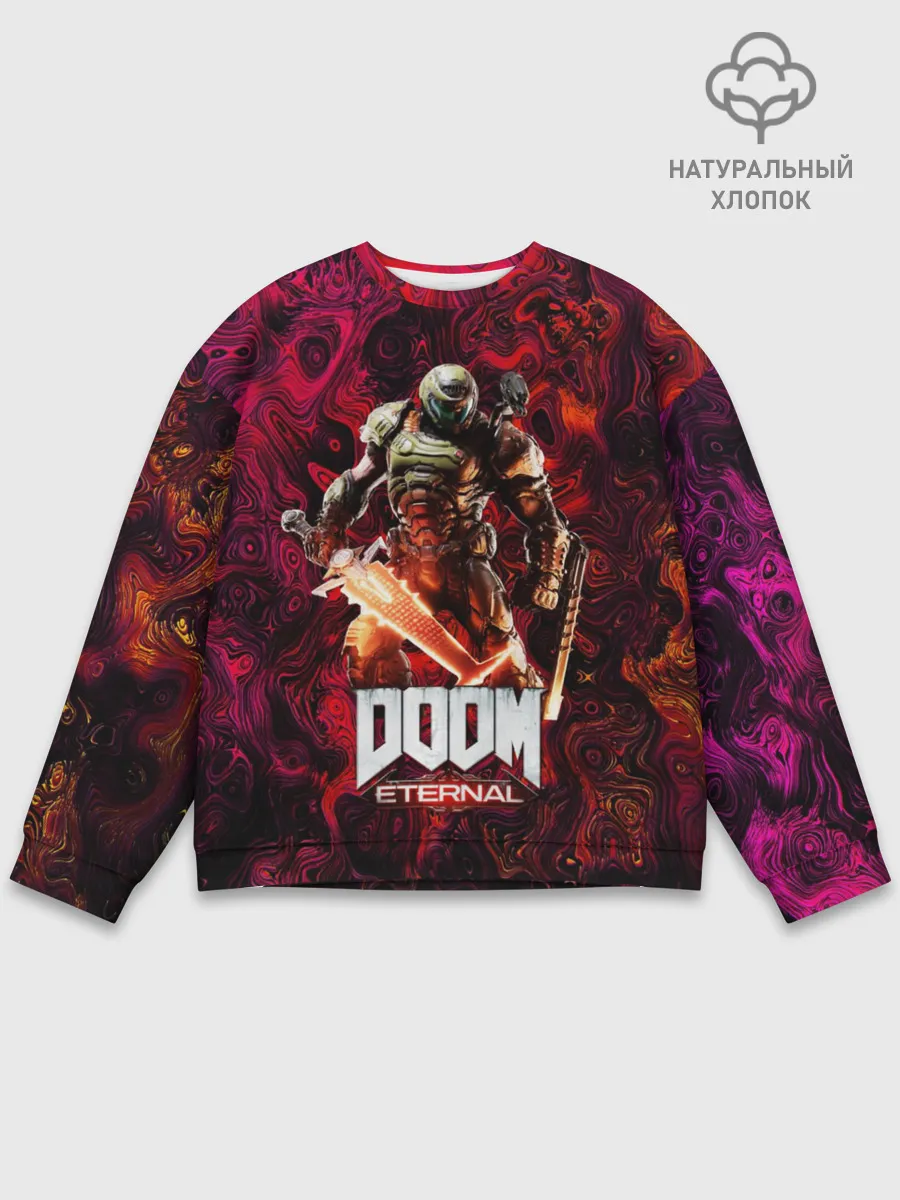 Мужской свитшот базовый / Doom Eternal | Дум Этернал